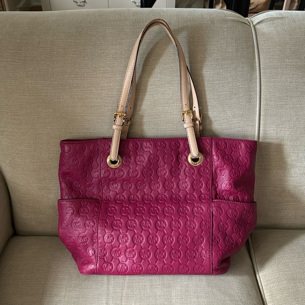 - Michael Kors leather tote bag NWOT